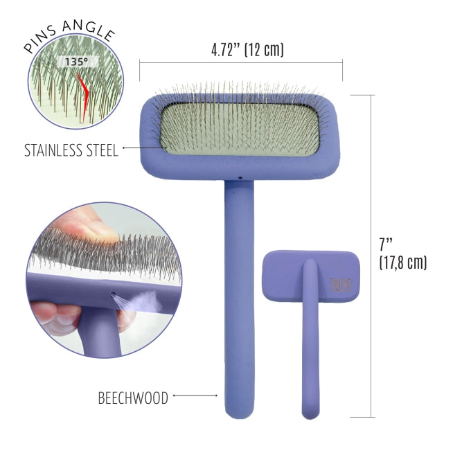 スリッカー 長方形ブラシ L