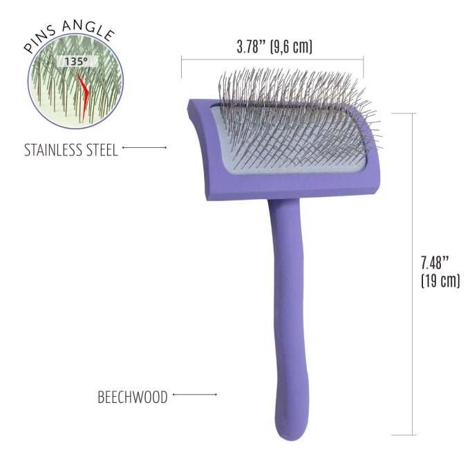 スリッカー　カーブブラシ　M